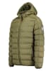 Geographical Norway Doorgestikte jas "Bombe" kaki