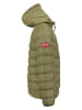 Geographical Norway Doorgestikte jas "Bombe" kaki