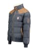 Geographical Norway Doorgestikte jas "Abramovitch" donkergrijs