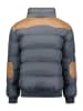 Geographical Norway Doorgestikte jas "Abramovitch" donkergrijs