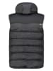 Geographical Norway Steppweste "Vitchwood" in Schwarz