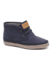 natural world Leren boots donkerblauw