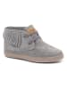 natural world Leder-Boots in Grau