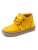 natural world Leren boots geel