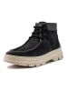 natural world Leder-Boots in Schwarz