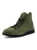 natural world Leren boots in kaki