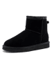 natural world Leder-Winterboots in Schwarz