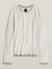 G-Star Longsleeve wit/lichtbruin