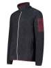 CMP Fleecejacke in Anthrazit/ Dunkelblau