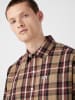 Wrangler Blouse - regular fit - lichtbruin/rood