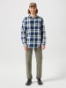 Wrangler Hemd - Regular fit - in Dunkelblau/ Gelb