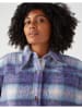 Wrangler Hemdjacke in Lila/ Hellblau