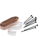 Wenko 2-delige set: slakkenstops bruin - (L)160 cm