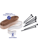 Wenko 2-delige set: slakkenstops bruin - (L)160 cm