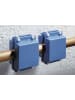 Wenko 2-delige set: speciale leidingsystemen blauw - (B)5 x (H)7 x (D)4,3 cm