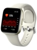 SmartCase Smartwatch in Beige/ Gold