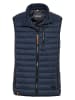 Camel Active Doorgestikte bodywarmer donkerblauw