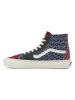 Vans Sneakers "SK8-Hi Tapered" in Dunkelblau/ Khaki/ Rot