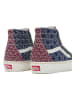 Vans Sneakers "SK8-Hi Tapered" in Dunkelblau/ Khaki/ Rot