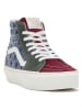 Vans Sneakers "SK8-Hi Tapered" in Dunkelblau/ Khaki/ Rot