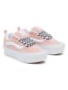 Vans Leder-Sneakers "Knu Stack" in Rosa