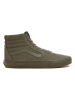 Vans Leder-Sneakers "SK8-Hi" in Khaki