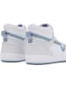 Vans Leder-Sneakers "Lowland Mid CC JMP" in Weiß/ Hellblau