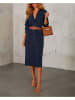 Milan Kiss Kleid in Dunkelblau