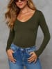 Milan Kiss Bluse in Khaki