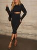Milan Kiss Kleid in Schwarz