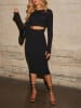 Milan Kiss Kleid in Schwarz