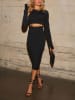 Milan Kiss Kleid in Schwarz