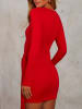 LA Angels Kleid in Rot