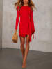 LA Angels Kleid in Rot