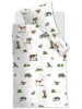 Hanneke de Jager Renforcé beddengoedset "Forest Animals" wit/meerkleurig