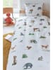 Hanneke de Jager Renforcé beddengoedset "Forest Animals" wit/meerkleurig