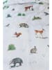 Hanneke de Jager Renforcé-Bettwäsche-Set "Forest Animals" in Weiß/ Bunt