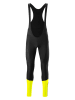 Gonso Softshell-Fahrradleggings "Essential" in Schwarz/ Gelb