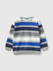 Benetton Pullover in Blau/ Grau/ Schwarz