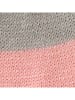 Benetton Czapka beanie w kolorze jasnoróżowo-szarym