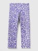 Benetton Legginsy w kolorze biało-fioletowym
