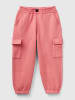 Benetton Sweatbroek koraalrood
