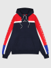 Champion Hoodie in Rot/ Dunkelblau