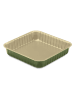 Guardini Quadrat-Kuchenform in Beige/ Grün - (B)24 x (H)24 x (T)4,5 cm