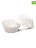 Guardini 2-delige set: papieren muffinbakvormen wit - 2x 100 stuks