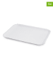 Guardini 2-delige set: papieren dienbladen wit - (B)42 x (H)31 cm