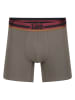 LEE Underwear 3er-Set: Boxershorts "Hay"  in Rot/ Khaki/ Braun