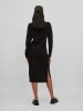 Vila Strickkleid in Schwarz