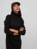 Vila Strickkleid in Schwarz