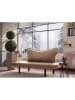 Evila Schlafsofa in Hellbraun - (B)150 x (H)70 x (T)65 cm